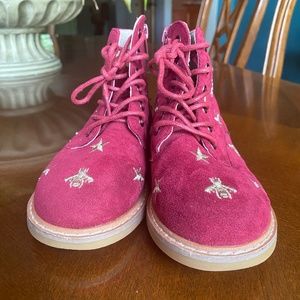 Hoo Junipers Star Lace Boot- Red size 13